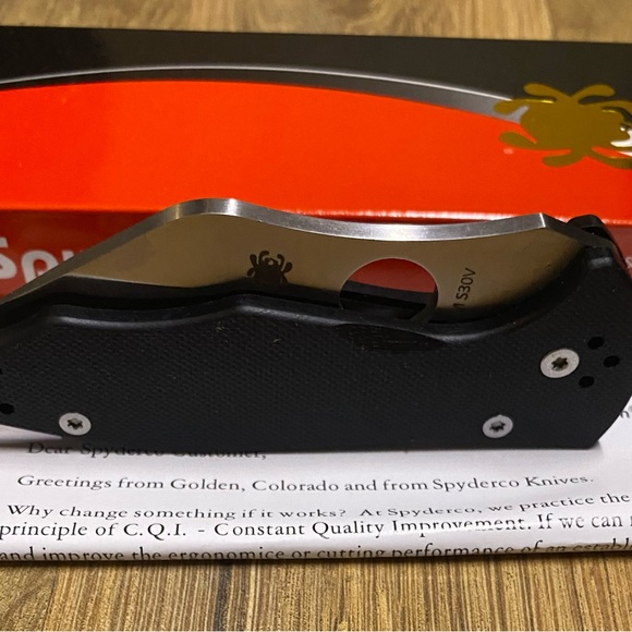 Spyderco Yojimbo 2 C85G2 G10 handle self defense EDC - Picture 8 of 8